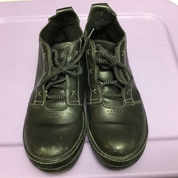 Black Leather Mens Shoes - Picture 2 of 8